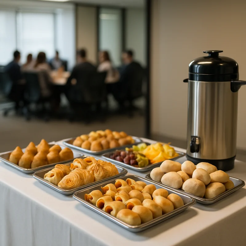 Buffets corporativos e coffee break